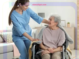 فیزیوتراپی پارکینسون در منزل توسط خانم